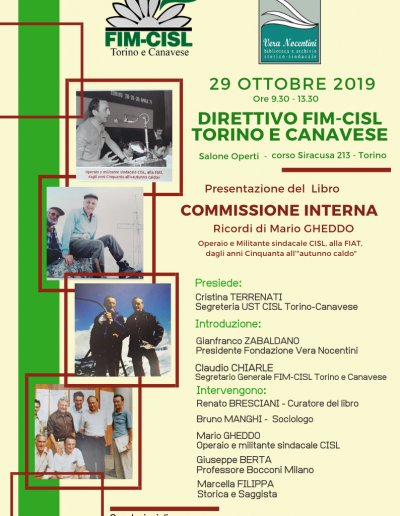 direttivo fim 29 ottobre 2019