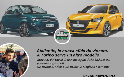 STELLANTIS: LA NUOVA SFIDA DA VINCERE! – INTERVISTA SU LA REPUBBLICA TORINO DI DAVIDE PROVENZANO, Segretario FIM-CISL Torino e Canavese