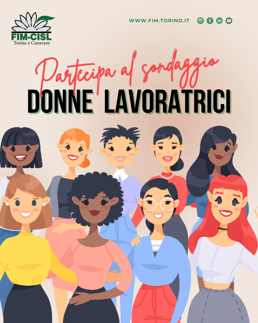 sondaggio donne lavoratrici 1080x1350 coinciliazione casa lavoro